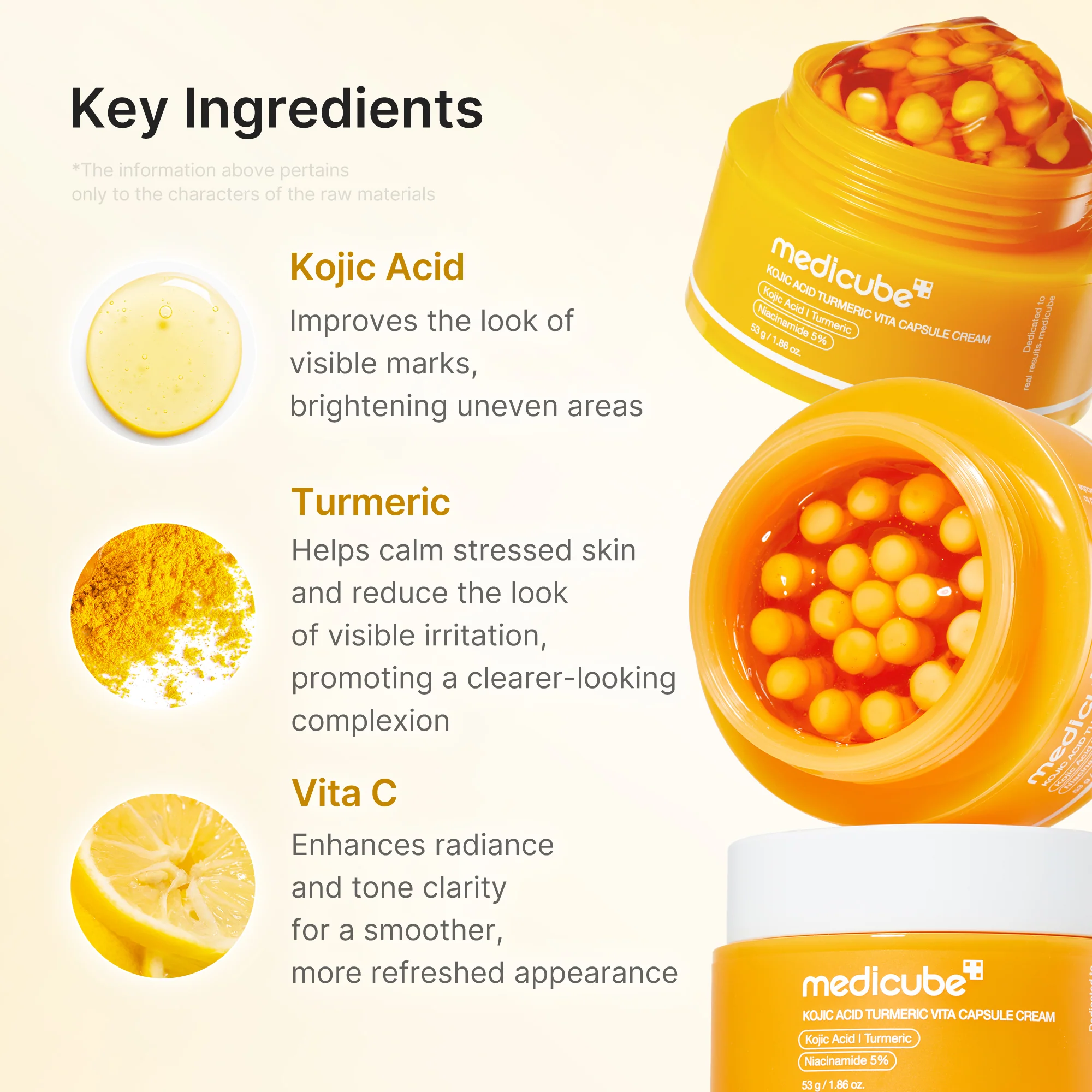 Medicube Kojic Acid Turmeric Vita Capsule Cream - Image 3