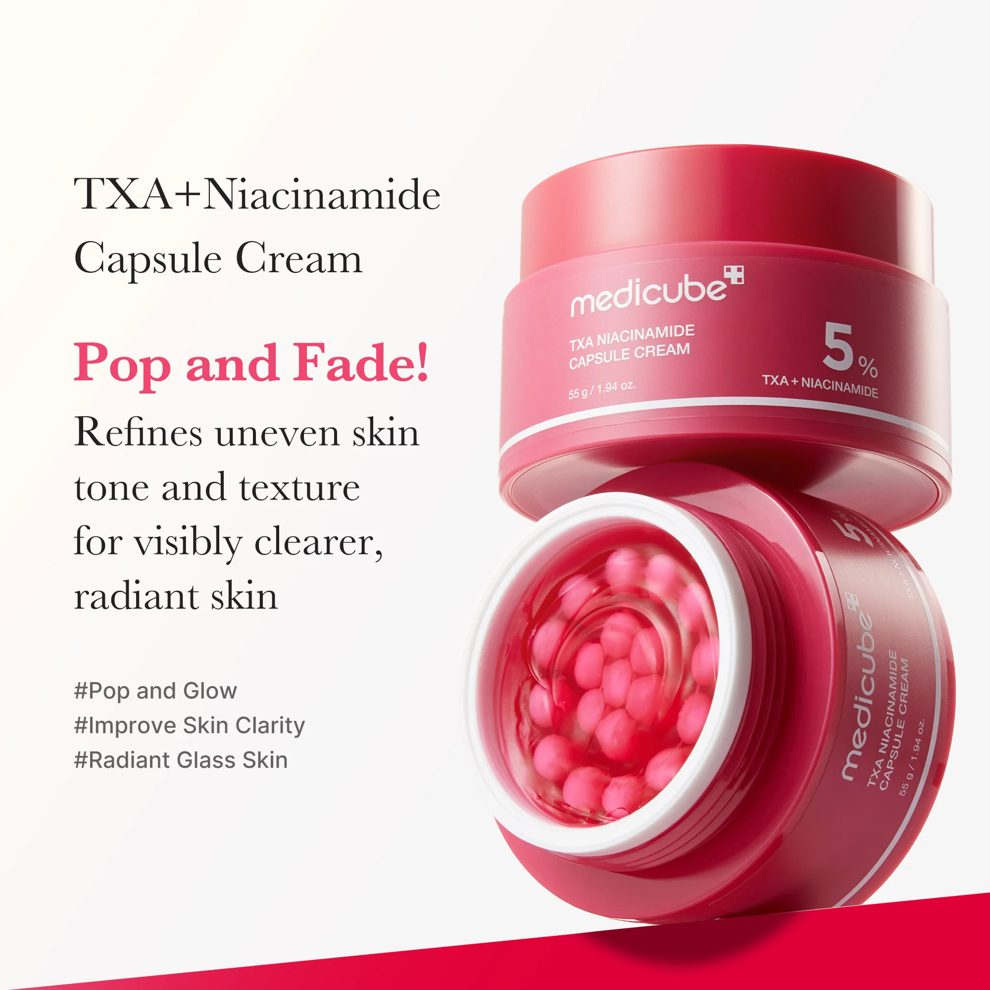 Medicube TXA Niacinamide Capsule Cream - 2PACK(+GIFT) - Image 2