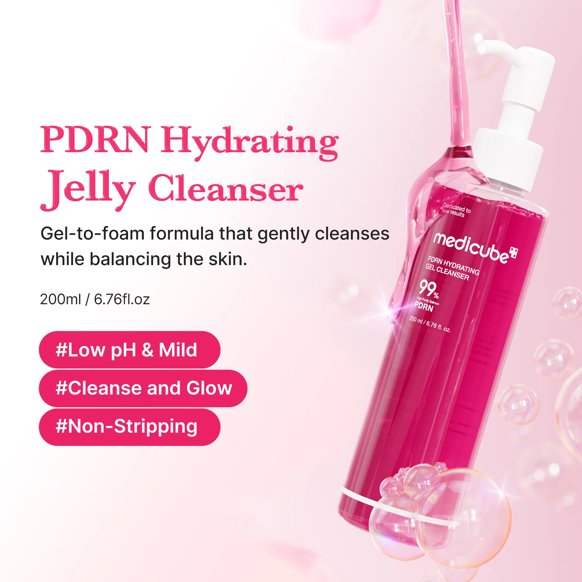 Medicube PDRN Pink Gel Cleanser Oil - Image 2