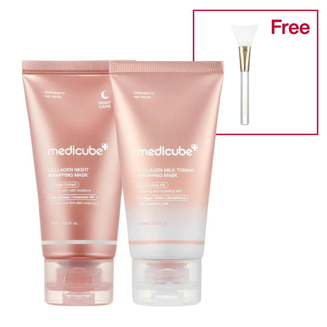 Medicube Collagen Night Wrapping Face Mask - SINGLE Glass - Image 19