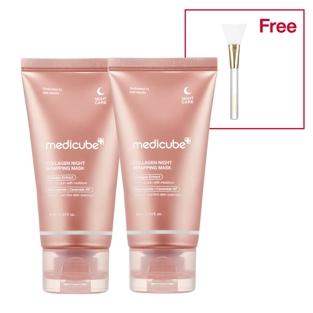 Medicube Collagen Night Wrapping Face Mask - SINGLE Glass - Image 16
