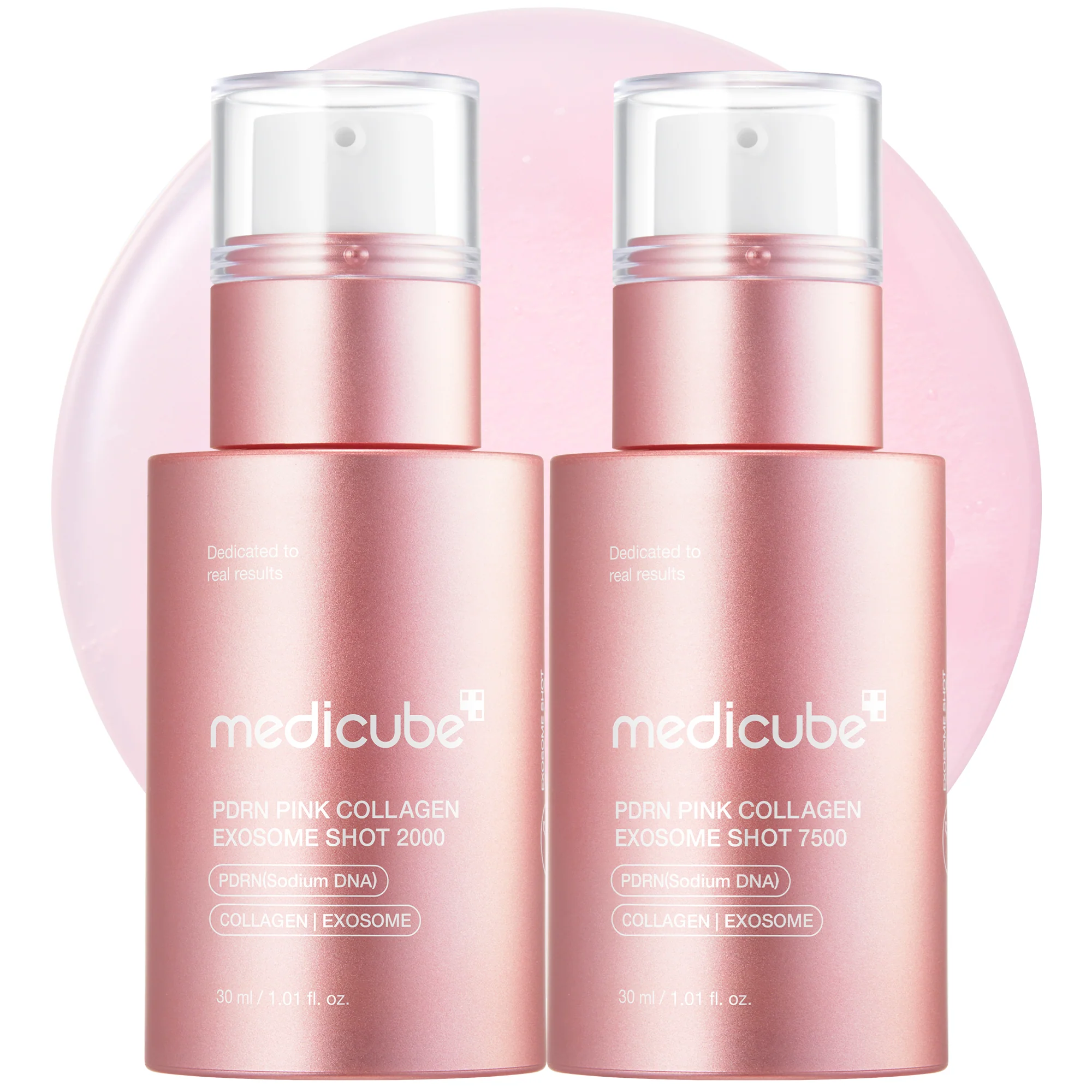 Medicube PDRN Pink Collagen Exosome Shot - MILD(2000) Bottle
