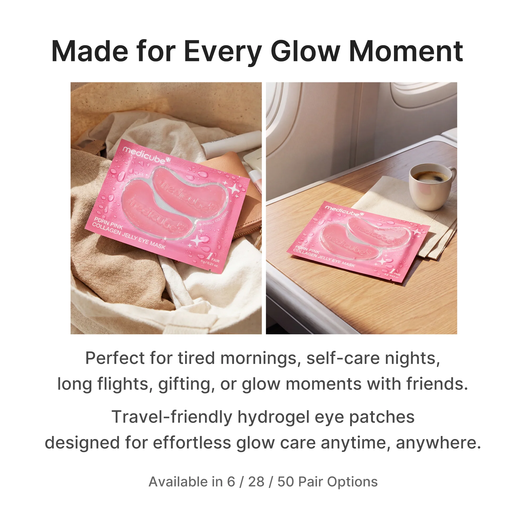 Medicube PDRN Pink Collagen Jelly Eye Mask - 28POUCH - Image 7