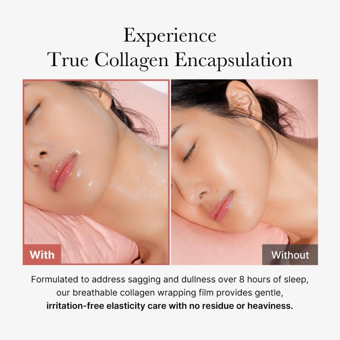 Medicube Collagen Night Wrapping Face Mask - SINGLE Glass - Image 8