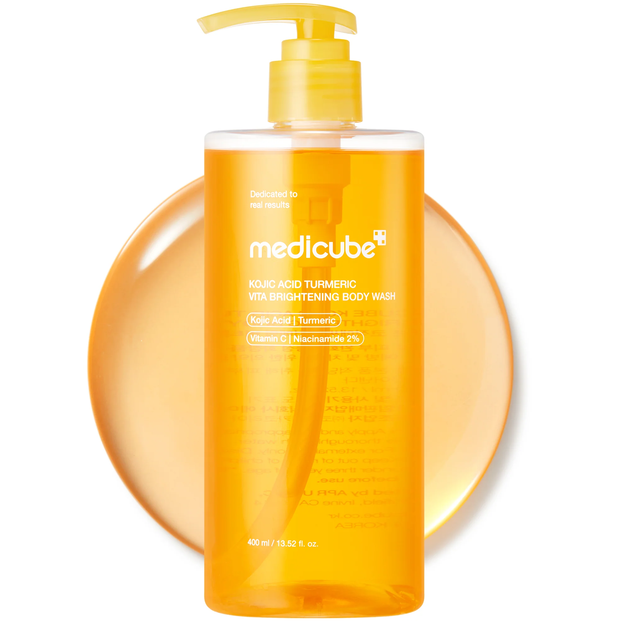 Medicube Kojic Acid Turmeric Luminous Body Wash Towel