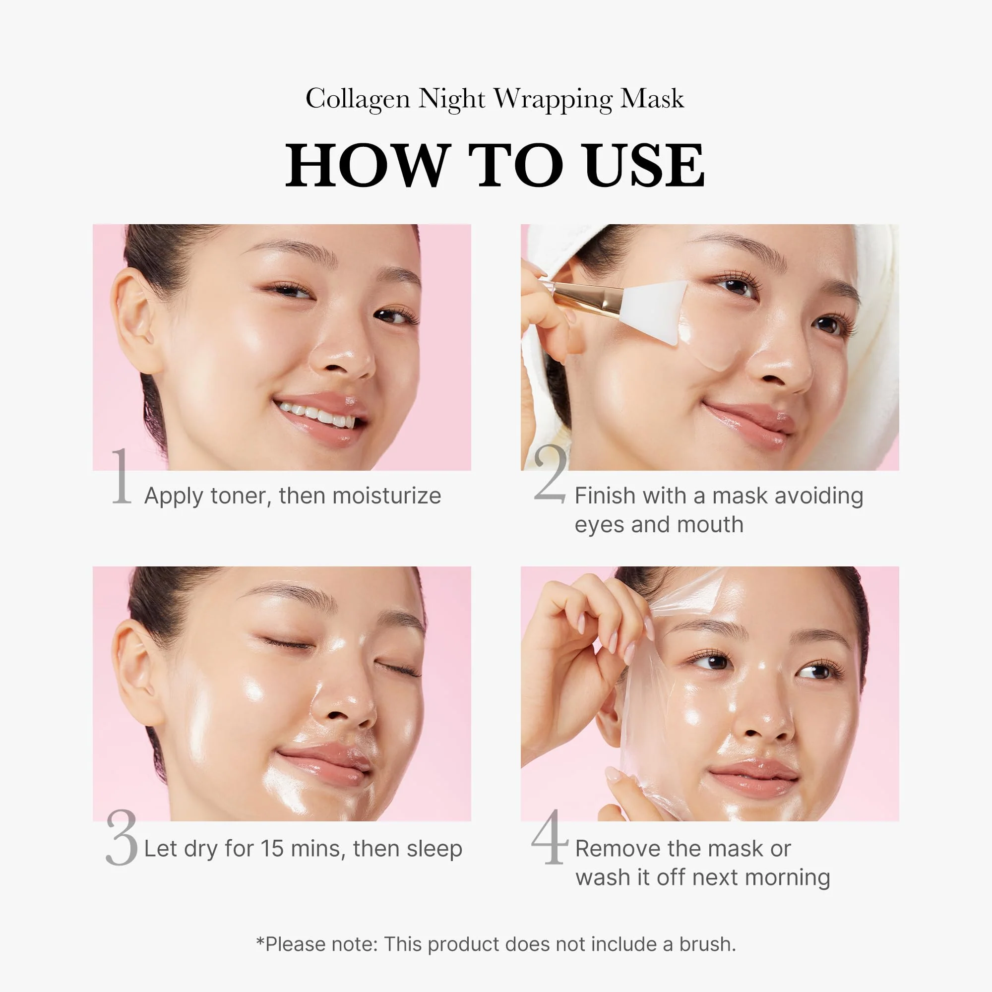 Medicube Collagen Night Wrapping Face Mask - SINGLE Glass - Image 6