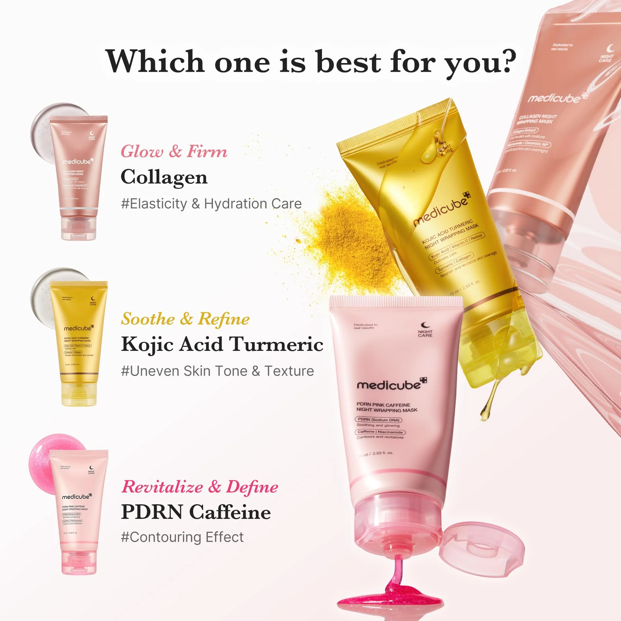 Medicube Collagen Night Wrapping Face Mask - SINGLE Glass - Image 11