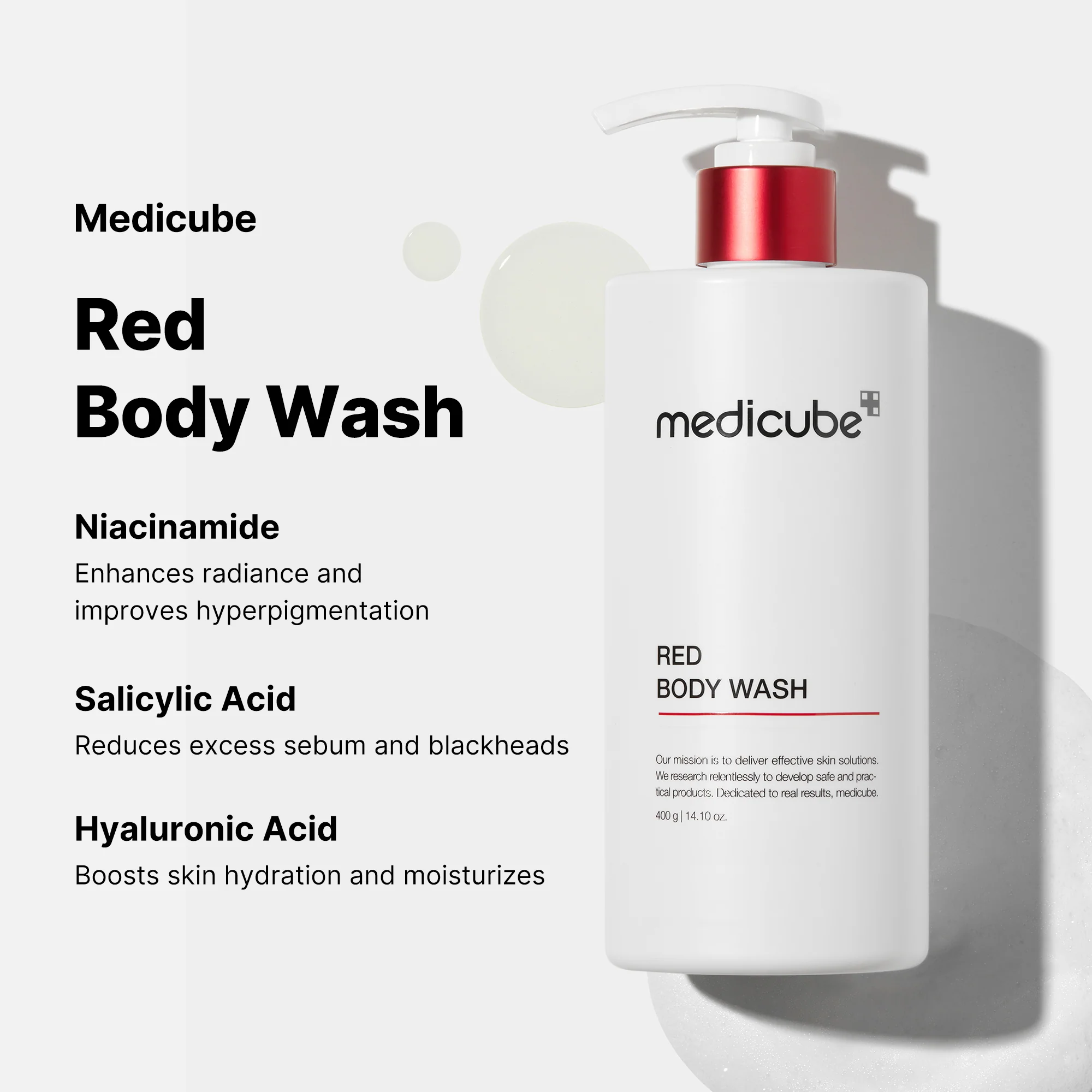 Medicube Red Body Wash - 4 PACK(+GIFT) Fragrance - Image 4