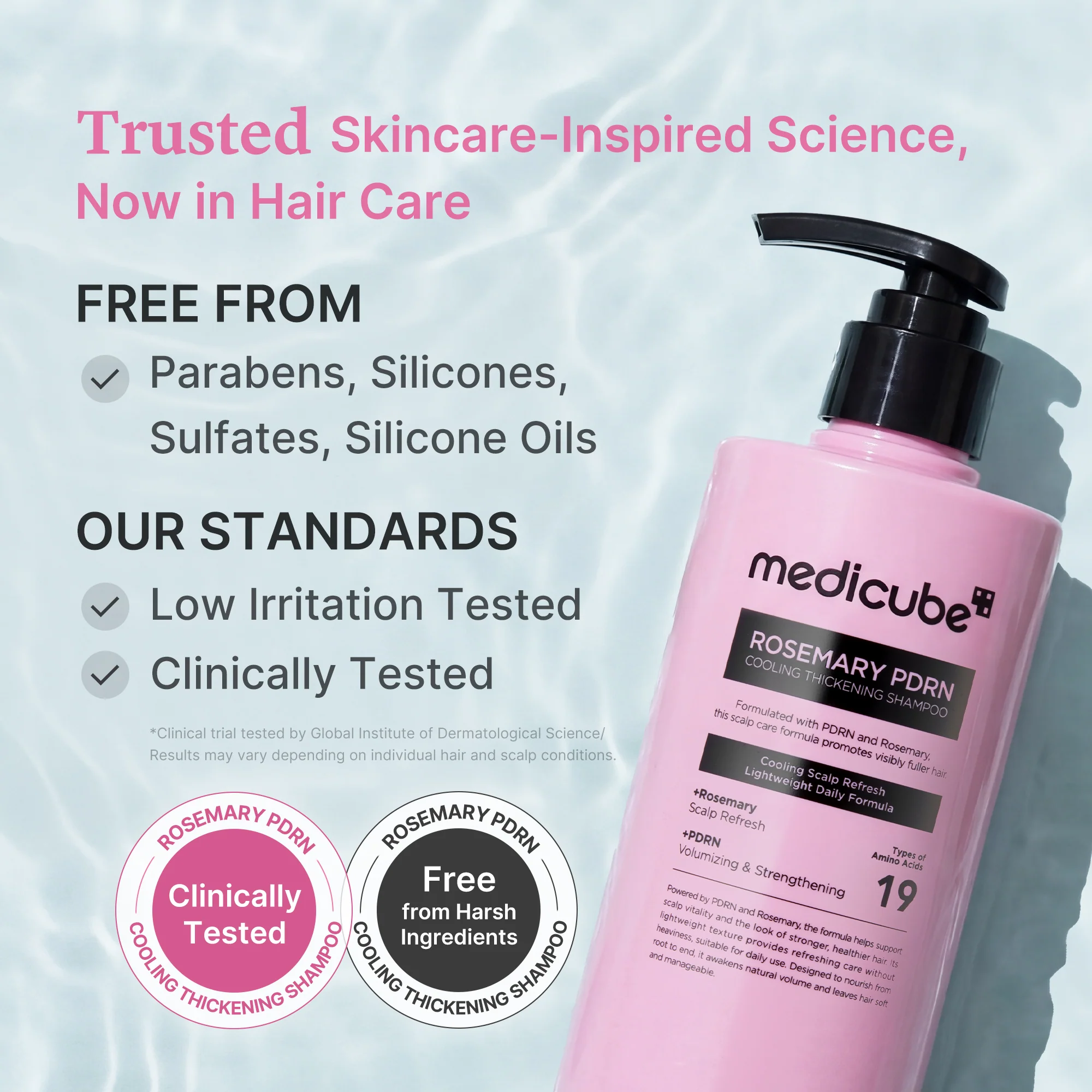Medicube Rosemary PDRN Cooling Thickening Shampoo Oil - Image 6