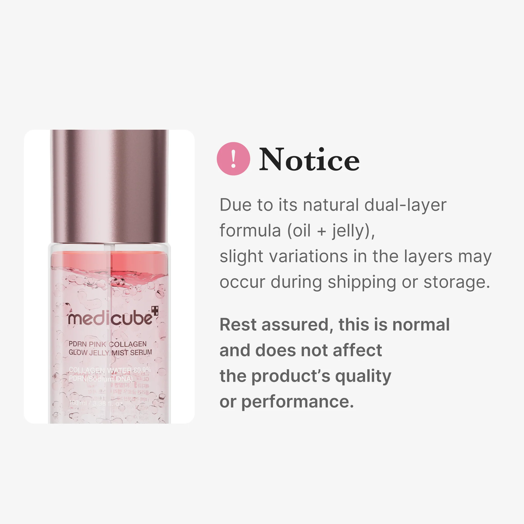 Medicube PDRN Pink Collagen Glow Jelly Mist Serum - Image 7