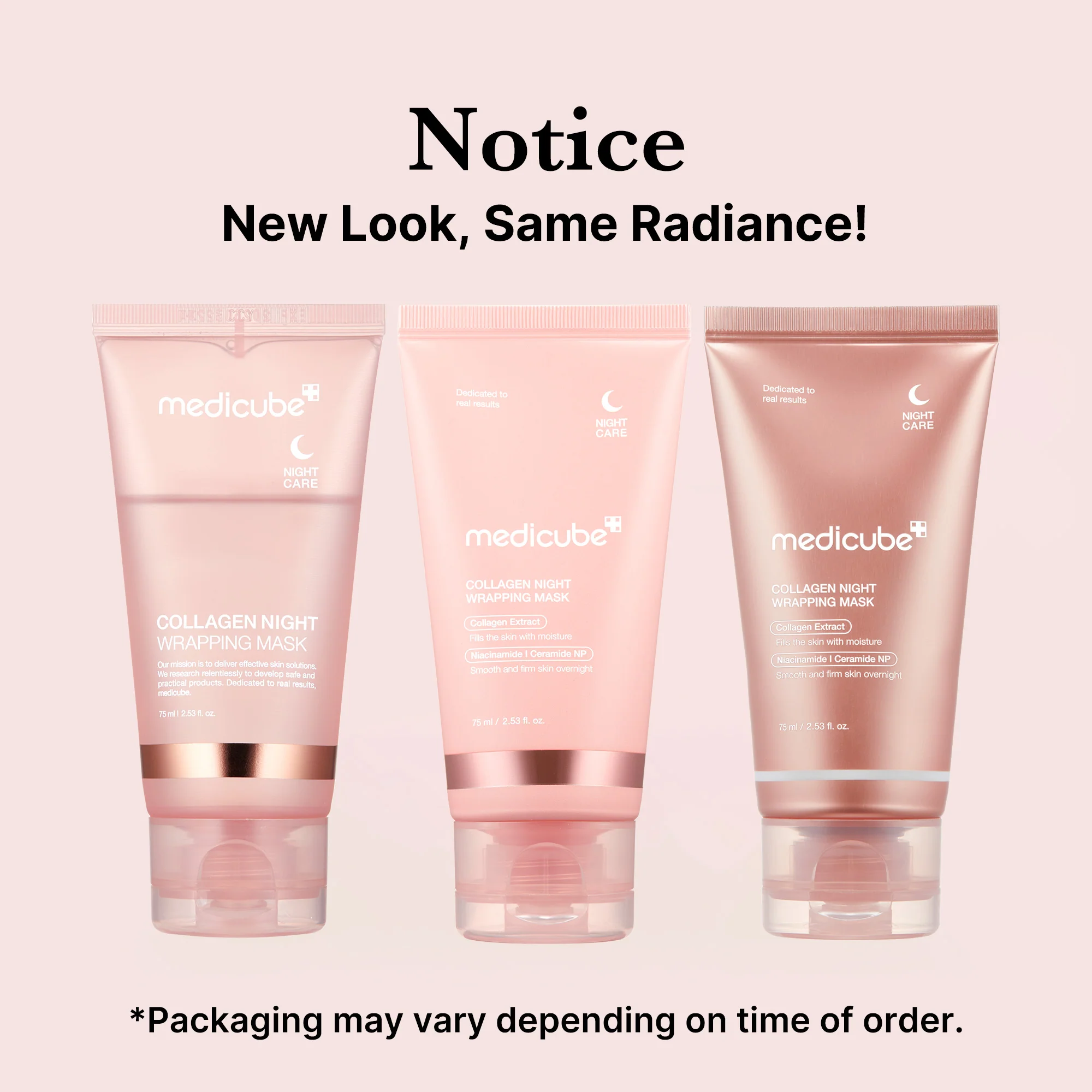 Medicube Collagen Night Wrapping Face Mask - SINGLE Glass - Image 2