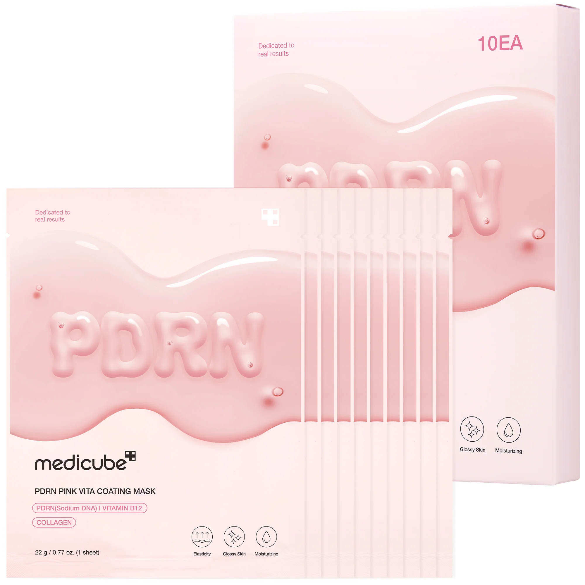 Medicube PDRN Pink Vita Coating Sheet Treatment Mask