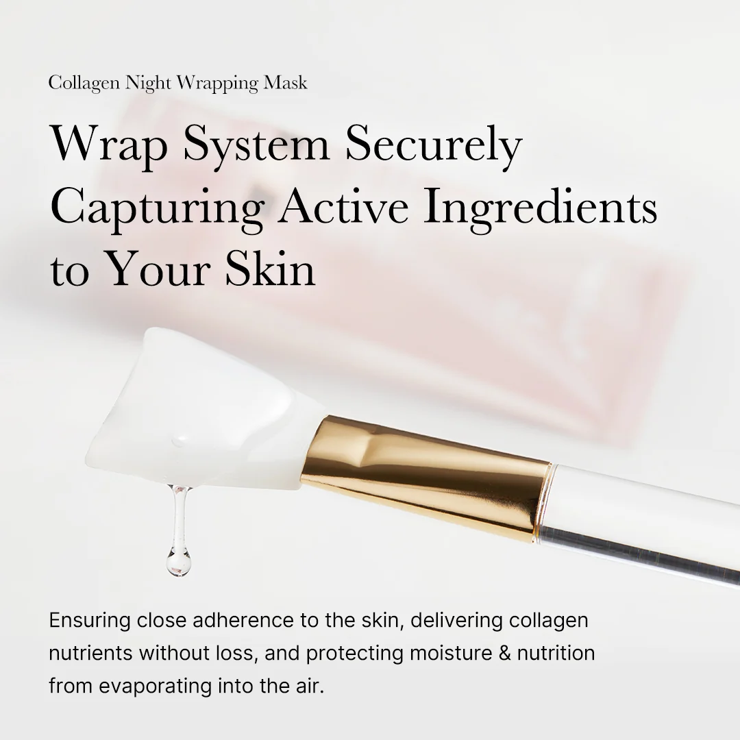Medicube Collagen Night Wrapping Face Mask - SINGLE Glass - Image 15