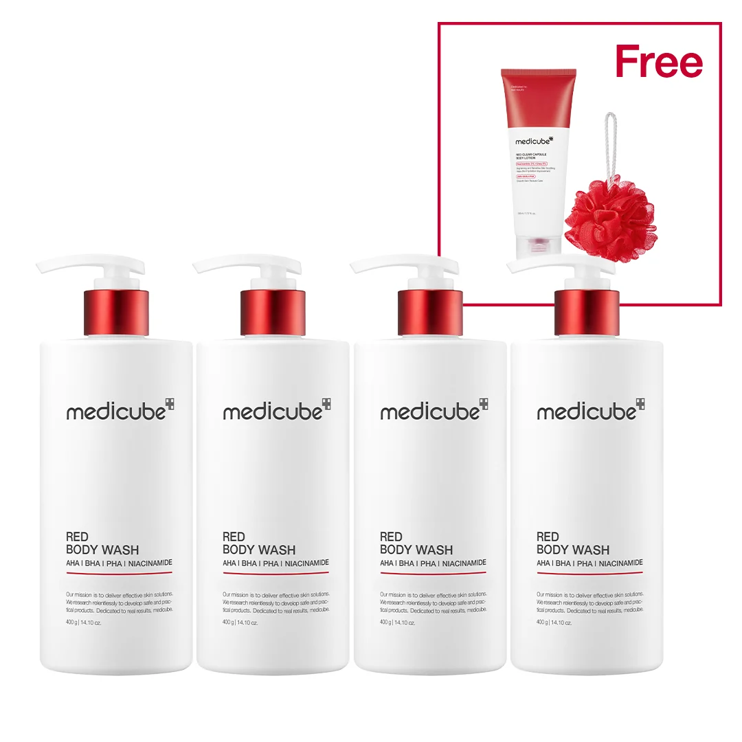 Medicube Red Body Wash - 4 PACK(+GIFT) Fragrance - Image 12