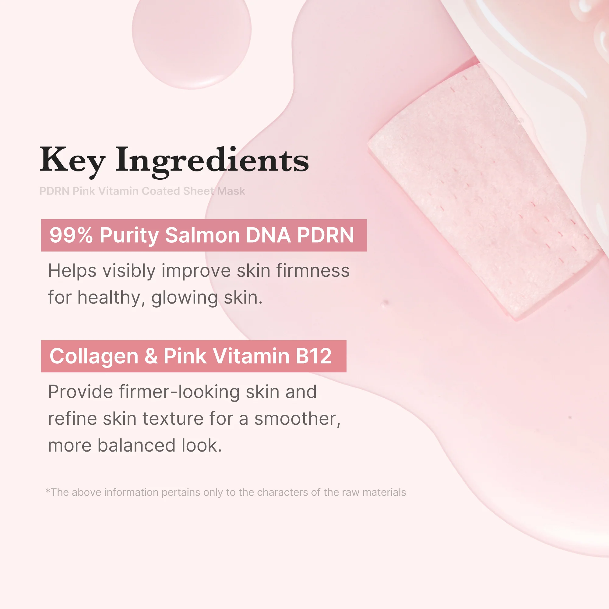 Medicube PDRN Pink Vita Coating Sheet Treatment Mask - Image 4