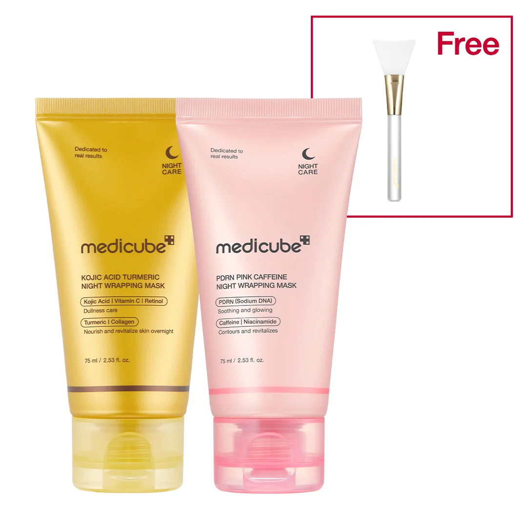 Medicube Kojic Acid Turmeric Overnight Wrapping Mask - Kojic Acid & PDRN Bundle (2 PACK) - Image 12