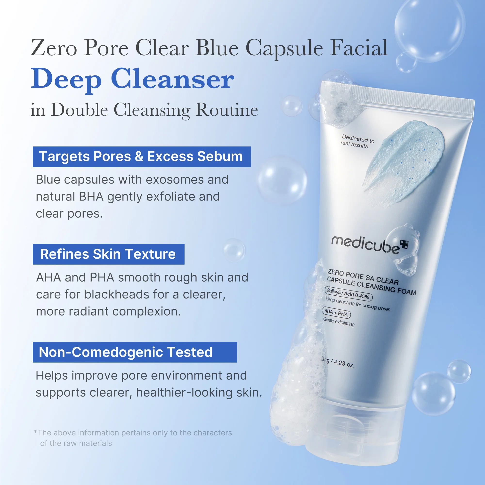 Medicube Zero Pore Capsule Cleansing Foam Cleanser - Image 2