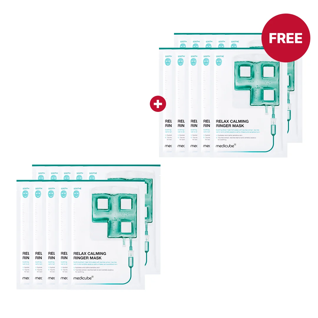 Medicube Calming Ringer Face Mask - 2 MASKS - Image 3