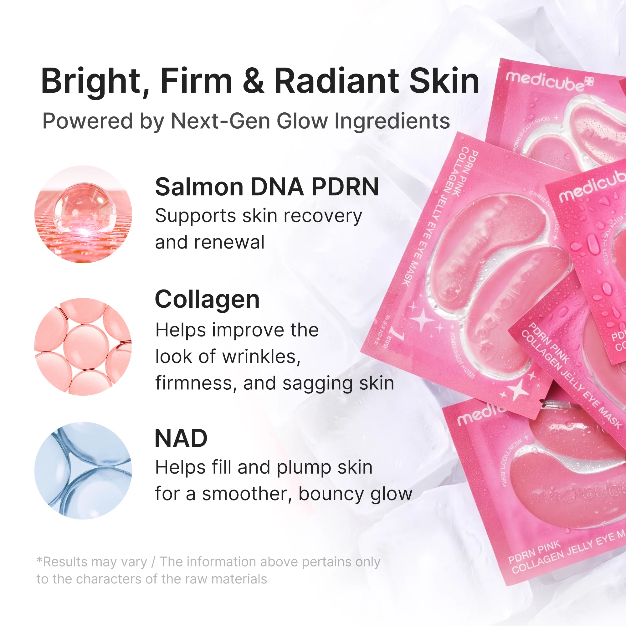 Medicube PDRN Pink Collagen Jelly Eye Mask - 28POUCH - Image 5