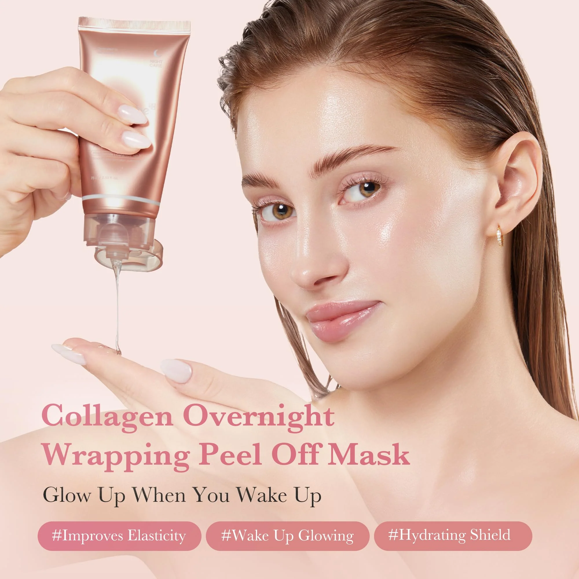Medicube Collagen Night Wrapping Face Mask - SINGLE Glass - Image 4