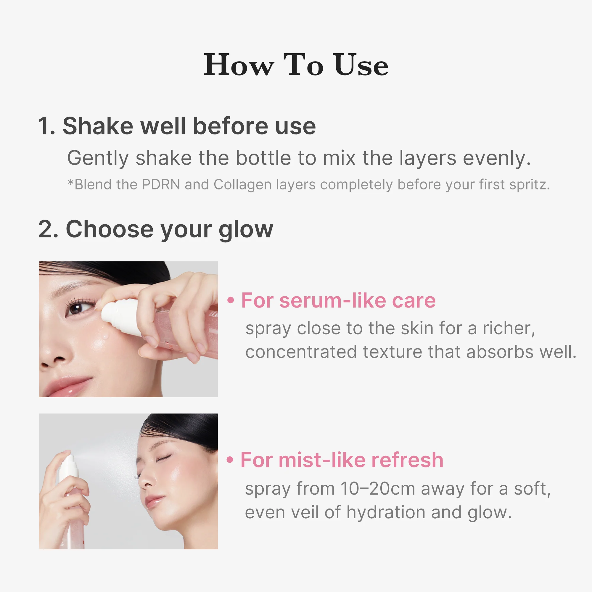 Medicube PDRN Pink Collagen Glow Jelly Mist Serum - Image 6