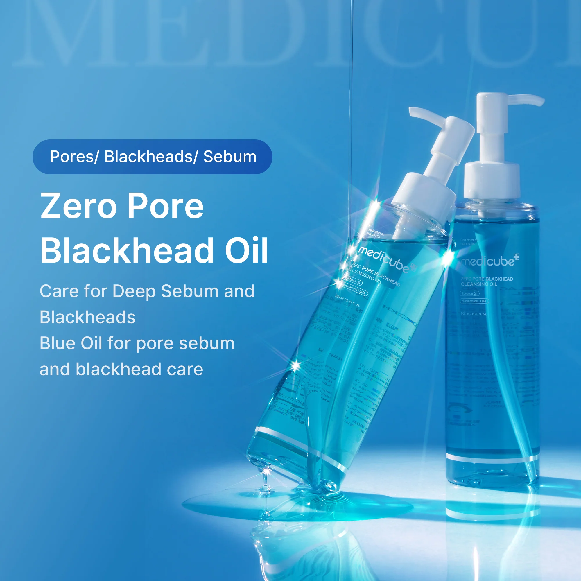 Medicube Zero Pore Blackhead Deep Cleansing Oil - Deep Pore (+Zero Mud Mask) - Image 3