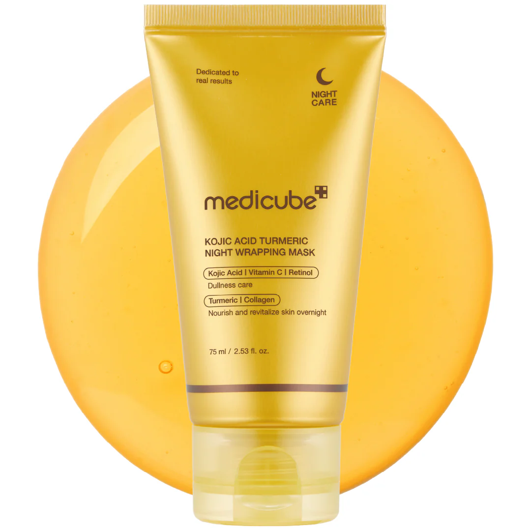 Medicube Kojic Acid Turmeric Overnight Wrapping Mask - 2 PACK(+GIFT)