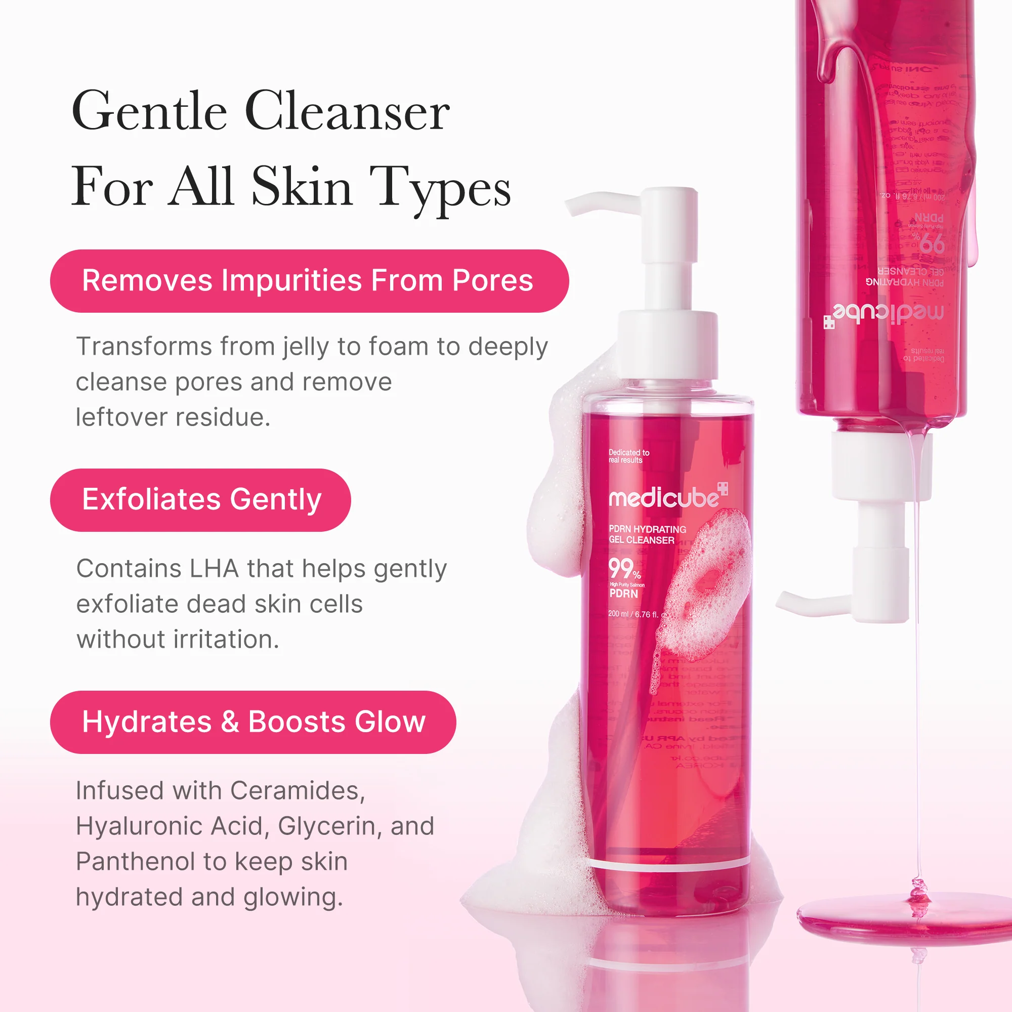 Medicube PDRN Pink Gel Cleanser Oil - Image 3