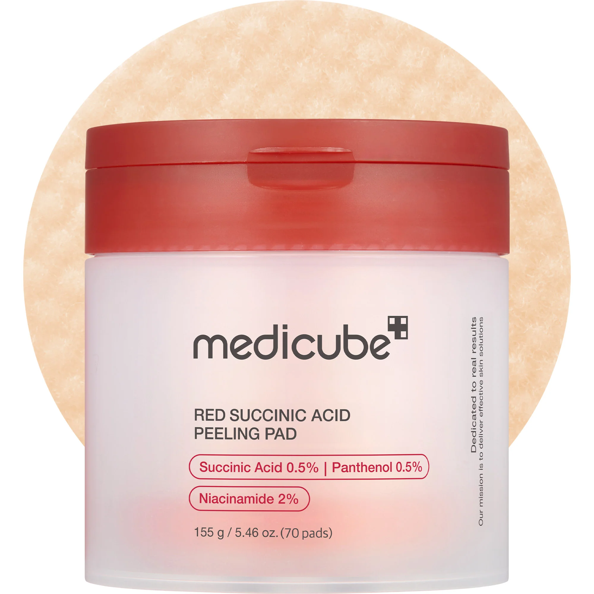 Medicube Red Succinic Acid Panthenol Pads - 2 PACK Toner
