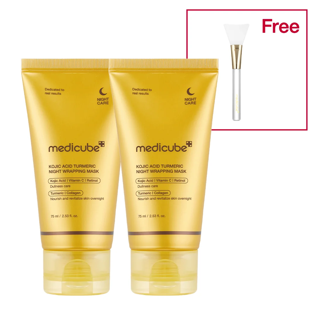 Medicube Kojic Acid Turmeric Overnight Wrapping Mask - Kojic Acid & PDRN Bundle (2 PACK) - Image 10